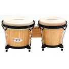 Toca 6 & 6-3/4" Synergy Series Wooden Bongos in Natural