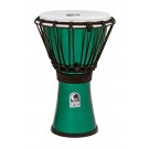 Toca Freestyle Colorsound Series Djembe 7" in Metallic Green
