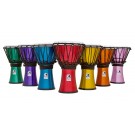 Toca Freestyle Colorsound Series Djembe 7" in Asst Colours - 7Pk