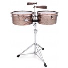 Toca Pro Line Series Timbale Set 14 & 15" in Black Copper