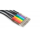 Hosa - TTS-830 - Balanced Patch Cables, TT TRS to Same, 1 ft