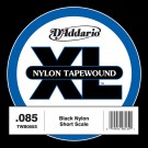 D'Addario TWB050M Nylon Tape Wound Bass Guitar Single String .050