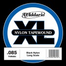 D'Addario TWB085S Nylon Tape Wound Bass Guitar Single String .085