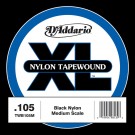 D'Addario TWB085M Nylon Tape Wound Bass Guitar Single String .085