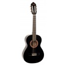 Valencia VC102BK - 1/2 Size Classical Guitar - Gloss Black