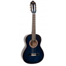 Valencia VC102BUS - 1/2 Size Classical Guitar - Gloss Blue Sunburst
