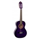 Valencia VC102PPS - 1/2 Size Classical Guitar - Gloss Purple Sunburst