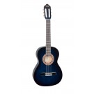 Valencia VC103BUS - 3/4 Size Classical Guitar - Gloss Blue Sunburst