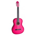 Valencia VC104PKS - Full Size Classical Guitar - Gloss Pink Sunburst