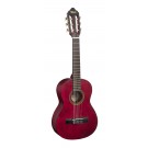 Valencia VC201TWR - 1/4 Size Classical Guitar - Satin Transparent Wine Red