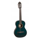 Valencia VC203TBU - 3/4 Size Classical Guitar - Satin Transparent Blue