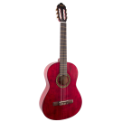 Valencia VC204TWR - Full Size Classical Guitar - Satin Transparent Wine Red