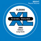 D'Addario XLB090 Nickel Wound Bass Guitar Single String Long Scale .090