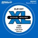 D'Addario XB120T Nickel Wound Bass Guitar Single String Long Scale .120 Tapered