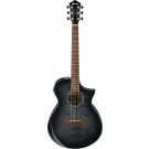 Ibanez AEWC400 TKS Acoustic Guitar in Transparent Black Sunburst 