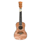 Aiersi SU-504N Concert Ukulele with Bag in Flame Mahogany