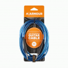 Armour GC10 10ft Guitar Cable - Transparent Blue