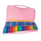 Angel AX25KP Glockenspiel 25 Coloured Notes in Pink Case