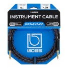 Boss - BIC-15 15ft / 4.5m Instrument Cable Black