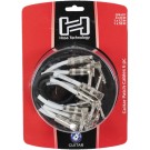 Hosa CPE-411 Guitar Patch Cables 6 Pack - Right-angle to Same, Various Lengths