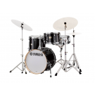 Yamaha Stage Custom Bop Drum Kit with Crosstown Hardware in Rave Black