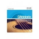 D'Addario EJ16 Phosphor Bronze Acoustic Guitar Strings 12-53