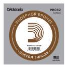 D'Addario PB064 Phosphor Bronze Wound Acoustic Guitar Single String .064
