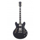 Eastman T486 Hollowbody Electric Guitar in Black