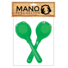 Mano Percussion Maraca Plastic Green Frog (Pair)
