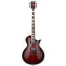 ESP E-II Eclipse QM Guitar w/Case in See Thru Black Cherry Burst