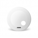Evans 18" EQ3 Coated White Resonant Front Bass Drum Head