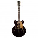 Gretsch G5422G-12 Electromatic Classic Hollow Body Double-Cut 12-String with Gold Hardware, Laurel Fingerboard, Walnut Stain