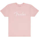 Fender Spaghetti Logo T-Shirt in Shell Pink, S