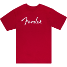 Fender Spaghetti Logo T-Shirt in Dakota Red (XL)