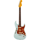 Fender American Professional II Stratocaster Thinline, Rosewood Fingerboard in Transparent Daphne Blue