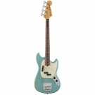 Fender - JMJ Road Worn Mustang Bass in Daphne Blue with Deluxe Gig Bag