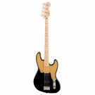 Squier Paranormal Jazz Bass '54, Maple Fingerboard, Gold Anodized Pickguard, Black