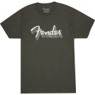 Fender Reflective Ink T-Shirt in Charcoal Medium