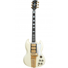 Gibson 1963 Les Paul SG Custom Reissue w/ Maestro Vibrola in Classic White
