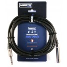 Ambertec 6.35mm Male-Female headphone extension cable, REAN connectors, 10m