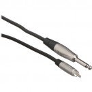 Hosa Technology HPR003 Unbalanced 1/4" TS Male to RCA Male Audio Cable (3') RCA - TS