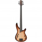 Ibanez SRH505F NNF Electric 5 String Bass in Natural Browned Burst Flat
