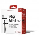 IK Multimedia Irig Mic Dual Lapel Clip on Microphone