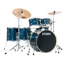 Tama Imperial Star 6 Pce Drum Kit in Hairline Blue Wrap