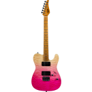 Jet JT-450 Electric Guitar with Maple Fretboard – Transparent Pink