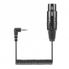 Sennheiser KA600i Cable Coiled XLR F to 3.5mm TRRS Right Angle Jack