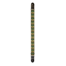 XTR - LS326  Woven poly cotton strap - green pattern 