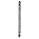 XTR - LS334  Woven poly cotton strap - light blue pattern 