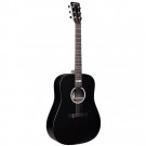 Martin DX Johnny Cash Acoustic Electric Guitar with Gigbag in Black