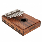 Mahalo 17 Note Hollow body Kalimba in African Landscape pattern